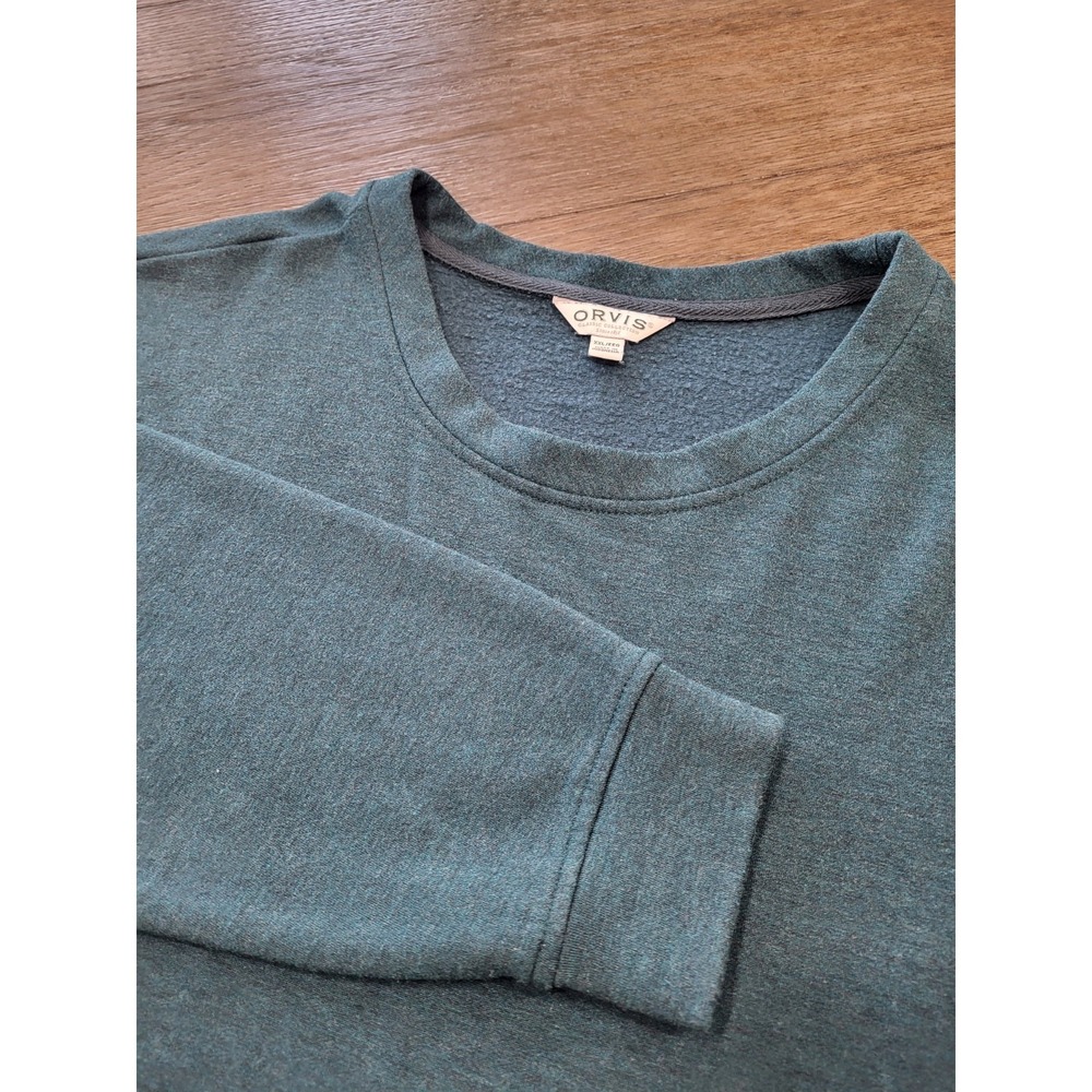 Women's XL Orvis Green Soft & Cozy Long Sleeve Pullover Sweater